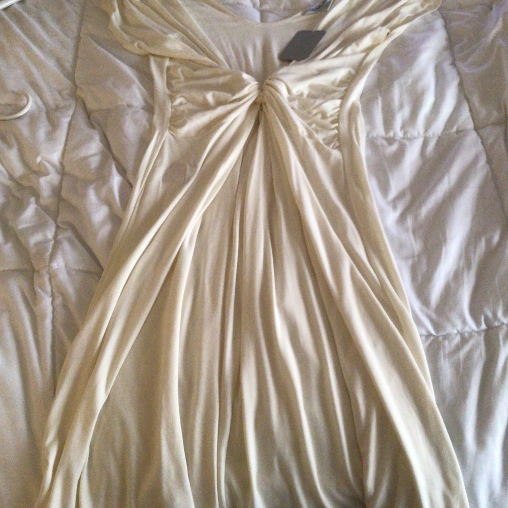 Plunge neck dress